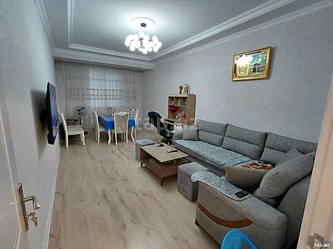 Satılır 2 otaqlı yeni tikili 77 m² — Sumqayıt, Saray 2 otaq 77.00 m²
