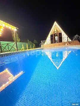 Satılır 2 otaqlı həyət evi 75 m² — Qəbələ 2 otaq 75.00 m²