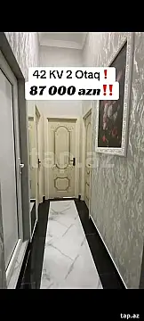 Satılır 2 otaqlı yeni tikili 42 m² — Xırdalan, Xırdalan 2 otaq 42.00 m²