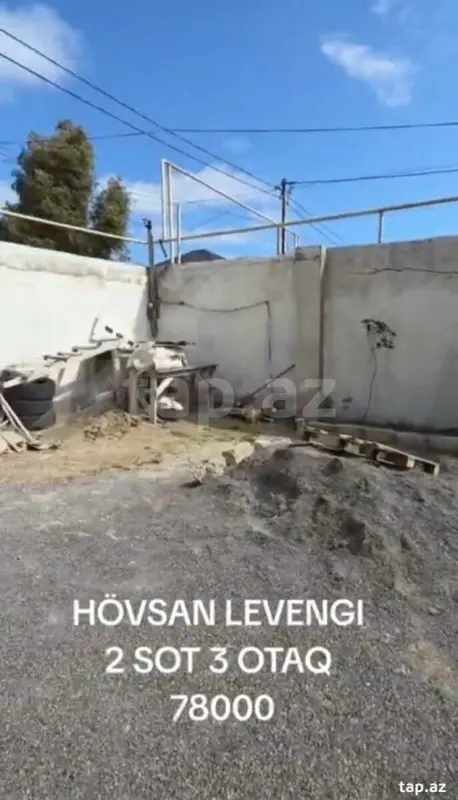 Satılır 3 otaqlı həyət evi 200 m²