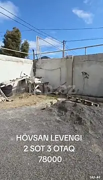 Satılır 3 otaqlı həyət evi 200 m² — Bakı, Hövsan 3 otaq 200.00 m²