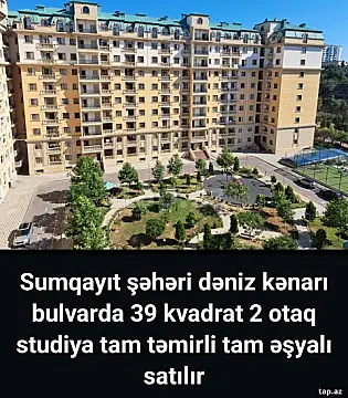 Satılır 2 otaqlı yeni tikili 39.6 m² — Sumqayıt 2 otaq 39.60 m²