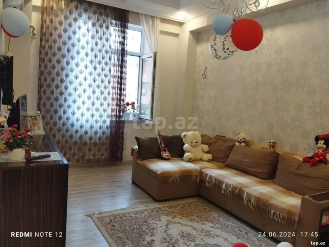 Kirayə verilir 2 otaqlı yeni tikili 55 m²