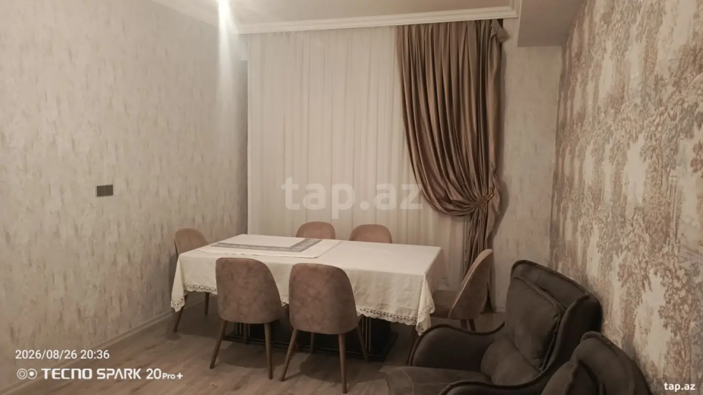 Kirayə verilir 2 otaqlı yeni tikili 75 m²