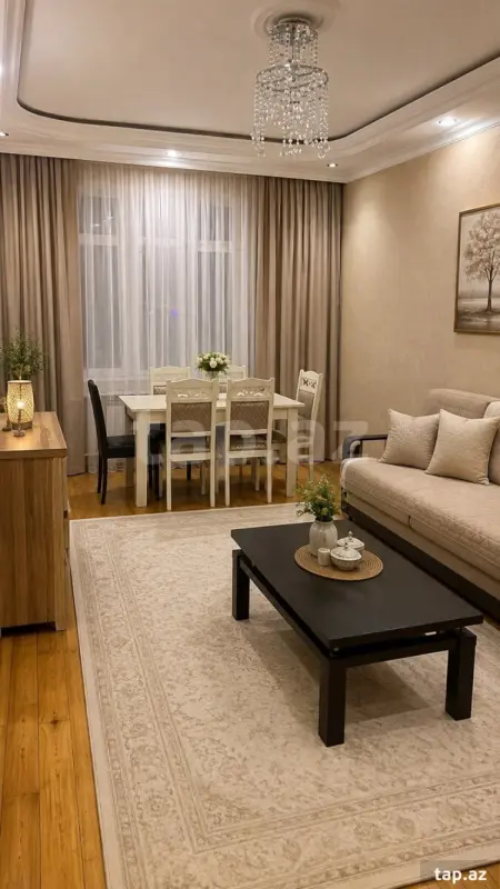Kirayə verilir 2 otaqlı yeni tikili 70 m²