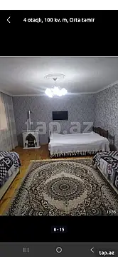 Kirayə verilir 3 otaqlı mənzil 85 m² — Sumqayıt 3 otaq 85.00 m²