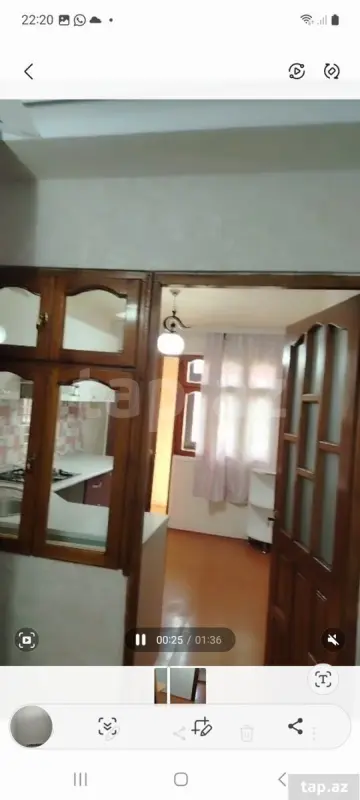 Kirayə verilir 3 otaqlı mənzil 65 m²