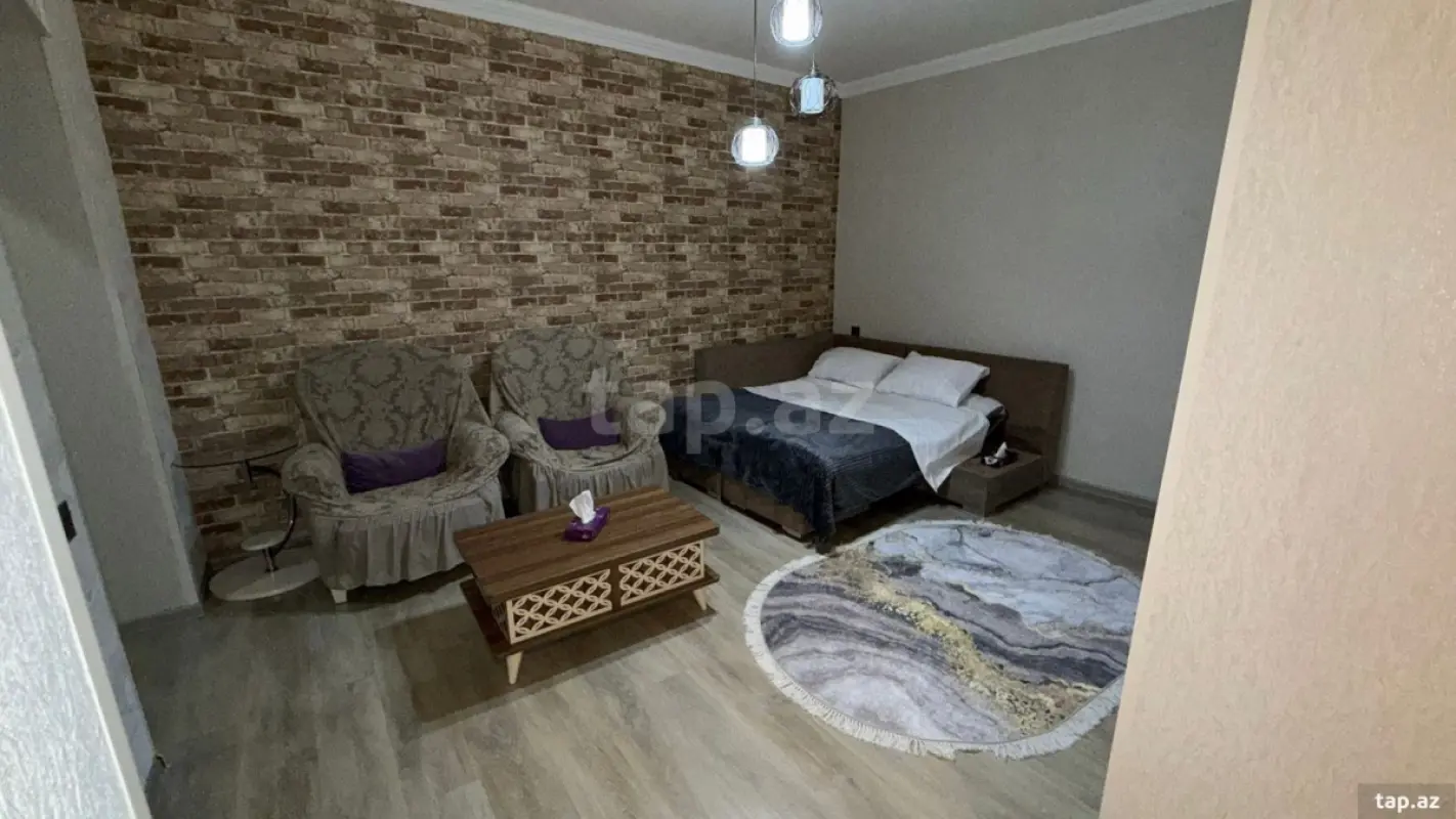 Kirayə verilir 1 otaqlı mənzil 35 m²
