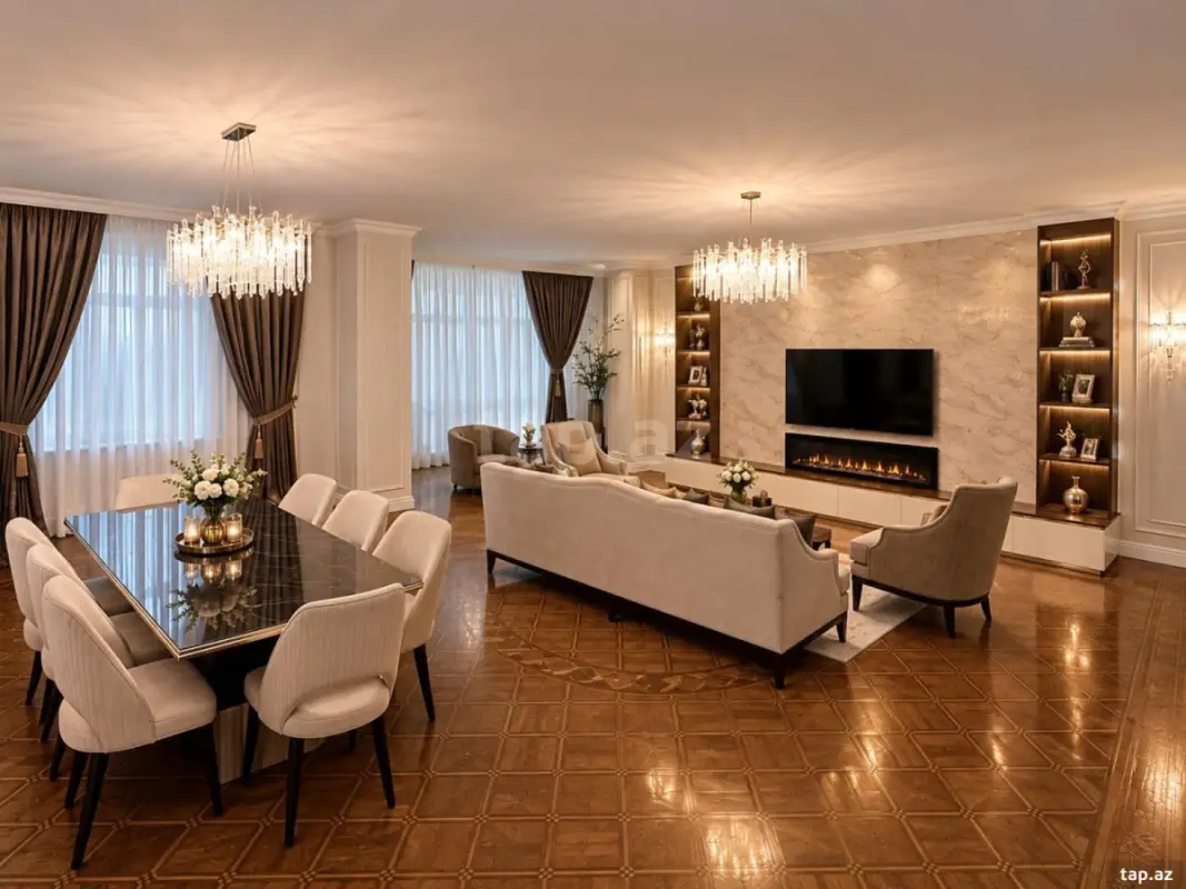 Kirayə verilir 4 otaqlı yeni tikili 240 m²