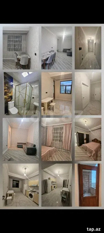 Kirayə verilir 2 otaqlı yeni tikili 70 m²