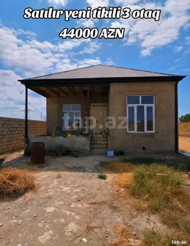 Satılır 3 otaqlı həyət evi 100 m²