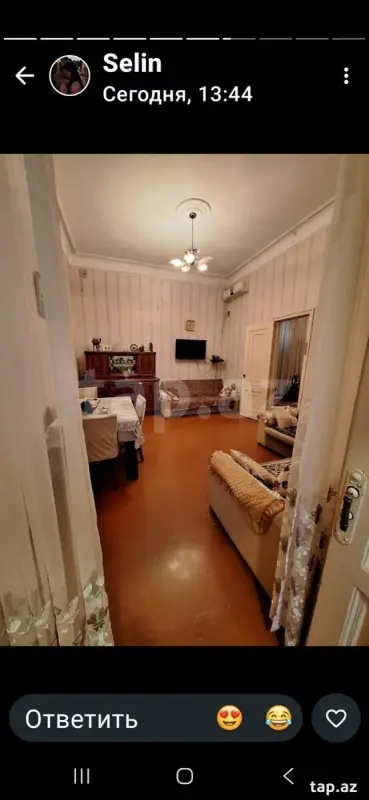 Kirayə verilir 2 otaqlı mənzil 50 m²