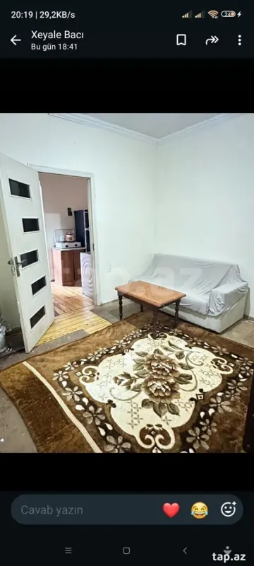 Kirayə verilir 2 otaqlı həyət evi 40 m²