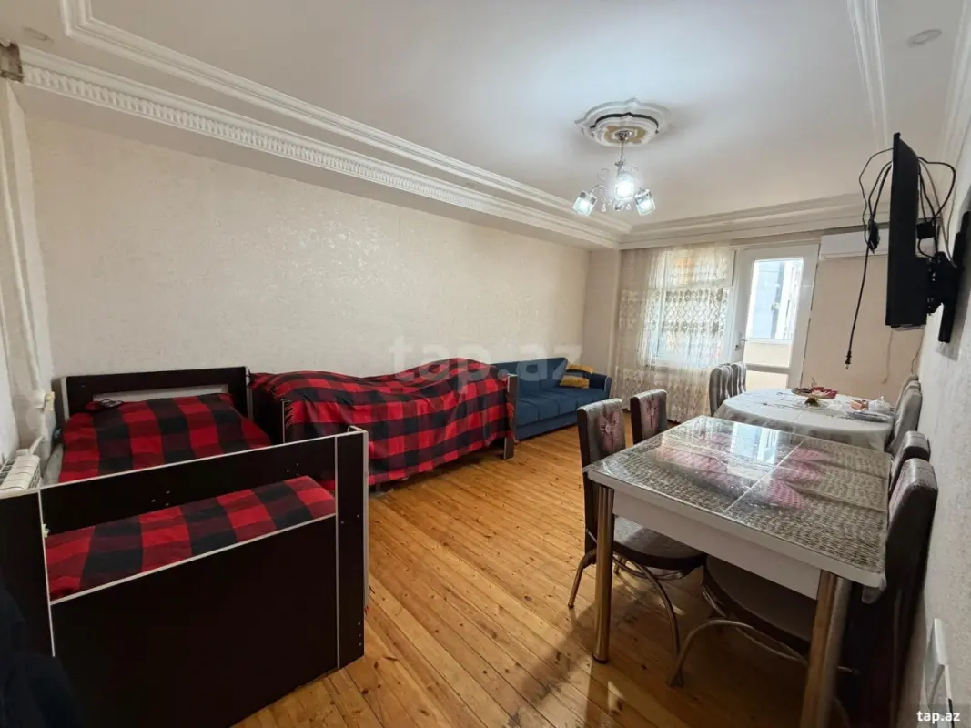 Satılır 1 otaqlı mənzil 48 m²