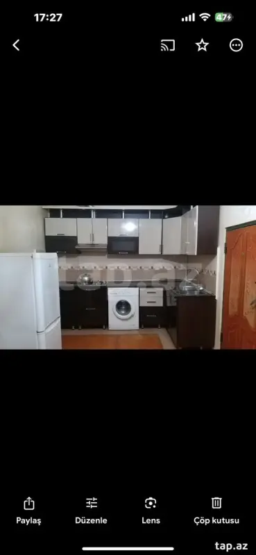 Kirayə verilir 3 otaqlı mənzil 80 m²