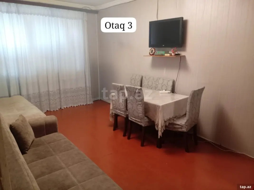 Satılır 4 otaqlı mənzil 90 m²