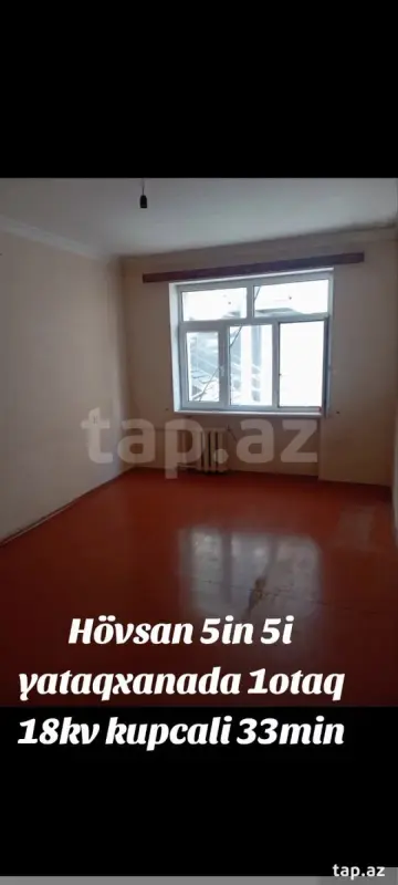 Satılır 1 otaqlı mənzil 18 m²
