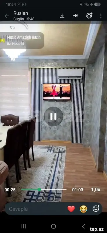 Kirayə verilir 2 otaqlı yeni tikili 47.3 m²