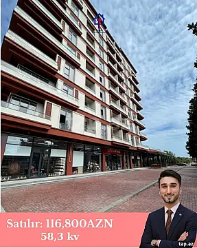 Satılır 2 otaqlı yeni tikili 58.2 m² — Lənkəran 2 otaq 58.20 m²