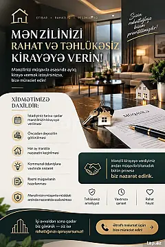 Kirayə verilir 3 otaqlı yeni tikili 99 m² — Bakı, Memar Əcəmi yanı 3 otaq 99.00 m²