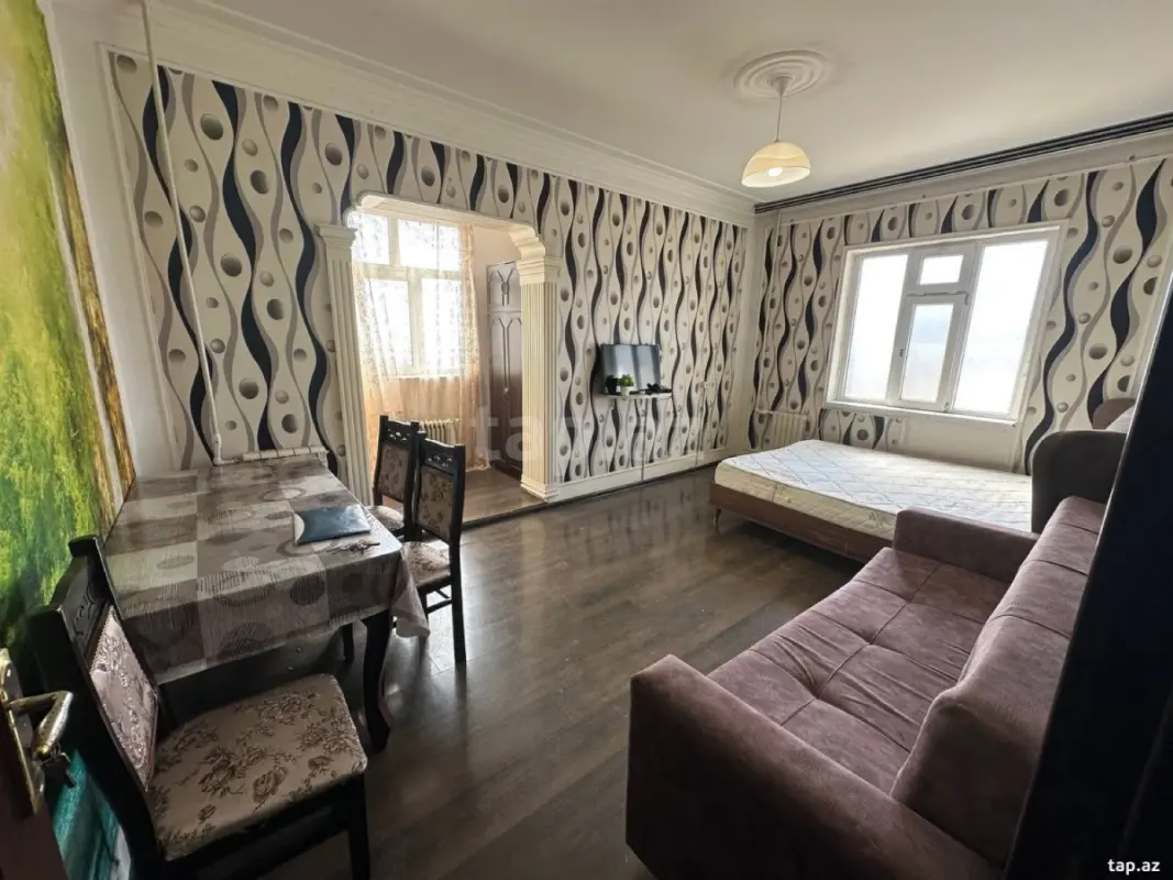 Kirayə verilir 1 otaqlı mənzil 40 m²