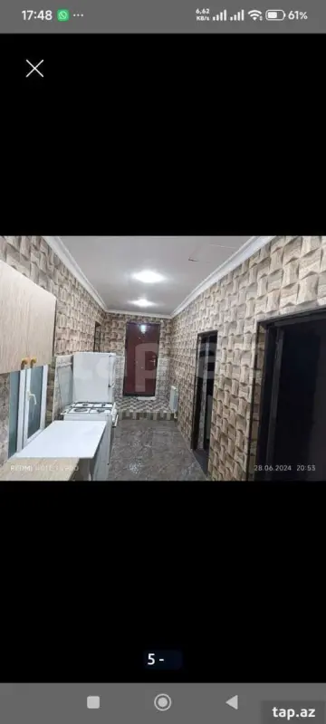 Kirayə verilir 2 otaqlı həyət evi 70 m²