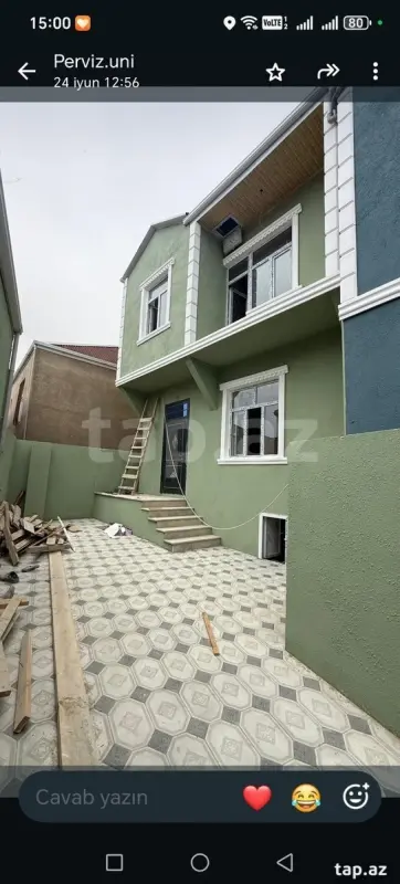 Satılır 4 otaqlı həyət evi 120 m²