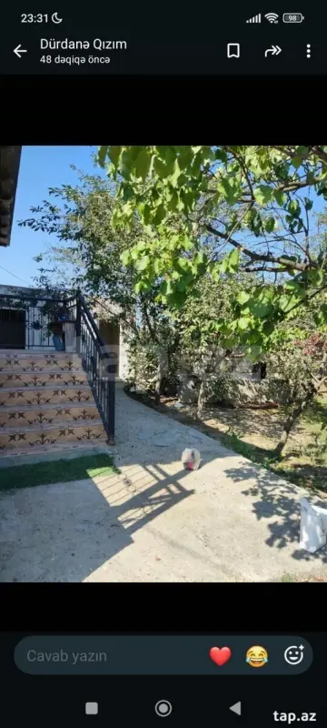 Kirayə verilir 3 otaqlı həyət evi 100 m²