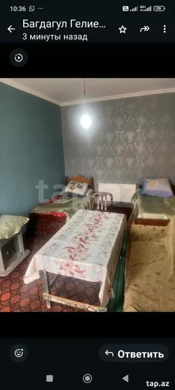Kirayə verilir 2 otaqlı həyət evi 40 m²