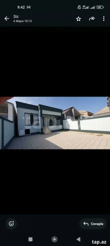 Satılır 4 otaqlı həyət evi 84 m²