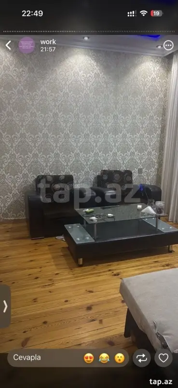 Kirayə verilir 2 otaqlı yeni tikili 36 m²