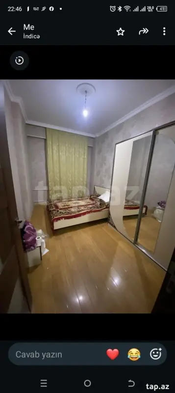 Kirayə verilir 2 otaqlı yeni tikili 50 m²