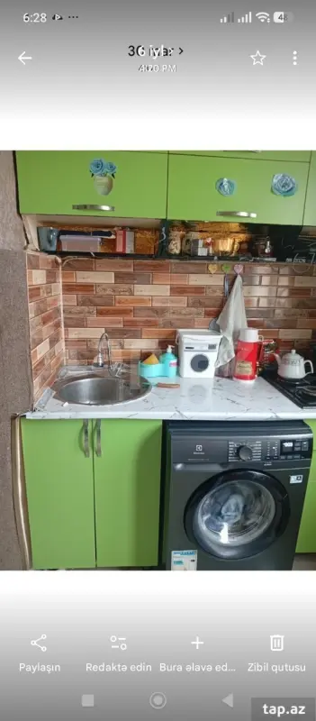 Kirayə verilir 3 otaqlı mənzil 48 m²