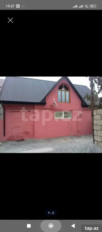 Satılır 2 otaqlı həyət evi 56 m²