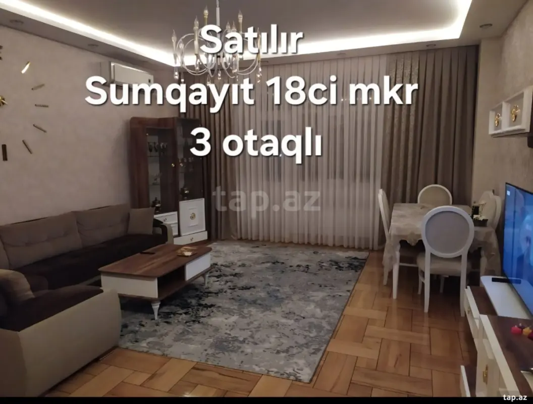 Satılır 3 otaqlı yeni tikili 98 m²