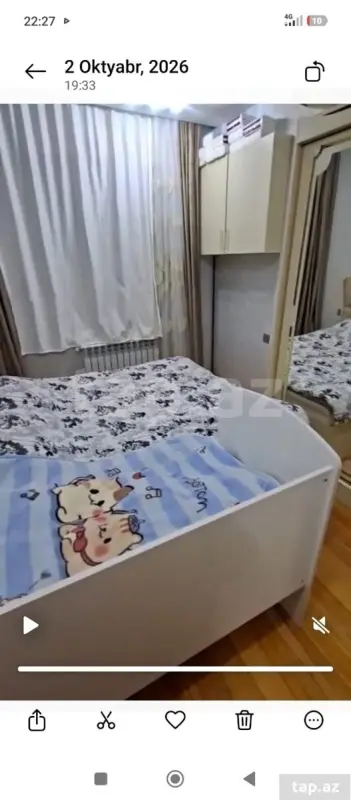Kirayə verilir 2 otaqlı yeni tikili 40 m²
