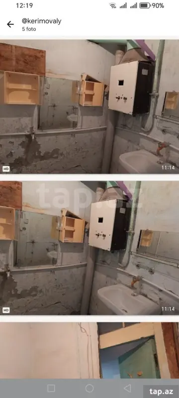Satılır 2 otaqlı mənzil 31 m²