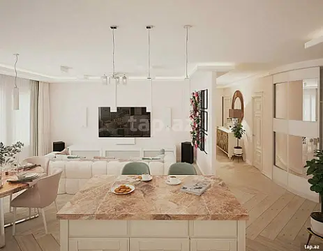 Satılır 3 otaqlı yeni tikili 111 m² — Bakı, Memar Əcəmi yanı 3 otaq 111.00 m²