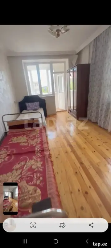 Kirayə verilir 1 otaqlı mənzil 37 m²