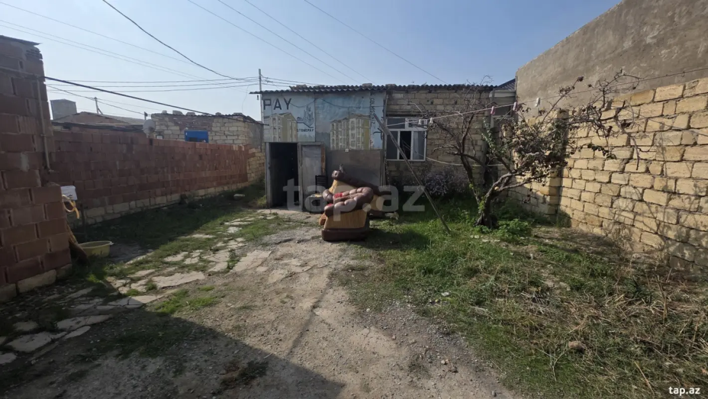 Satılır 2 otaqlı həyət evi 40 m²