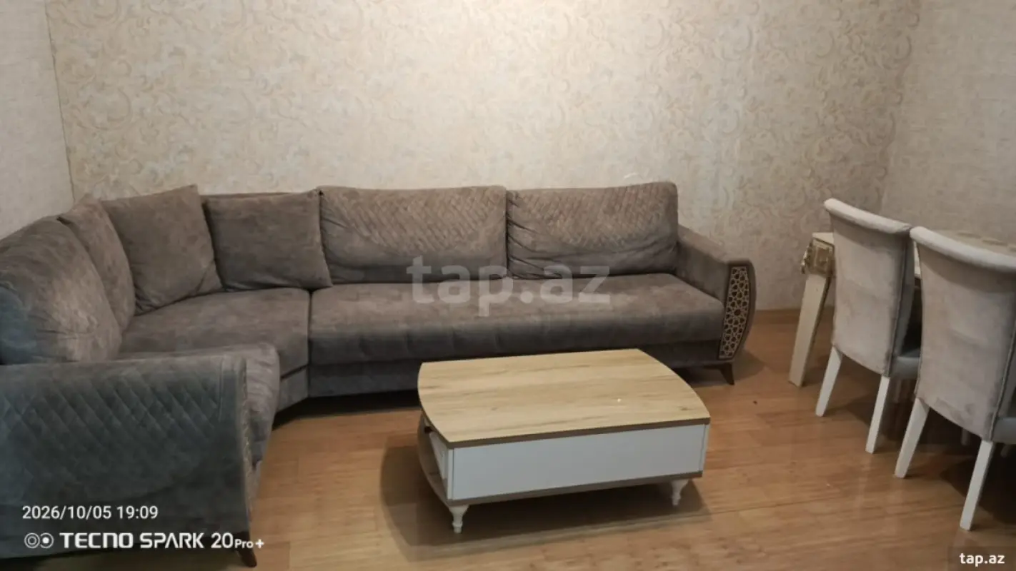 Kirayə verilir 2 otaqlı yeni tikili 60 m²