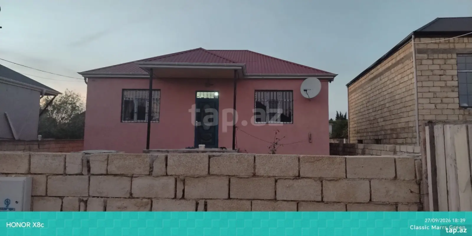 Satılır 3 otaqlı həyət evi 73 m²