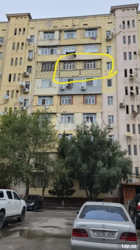 Satılır 4 otaqlı mənzil 96 m²