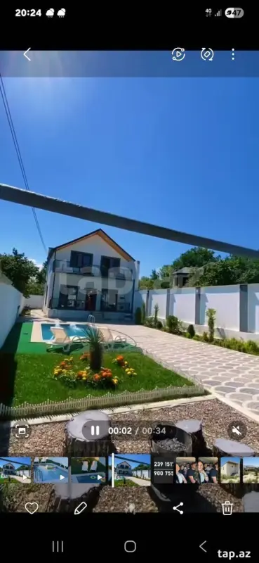 Kirayə verilir 3 otaqlı həyət evi 160 m²