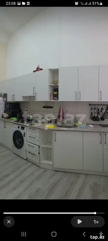 Satılır 1 otaqlı mənzil 40 m²