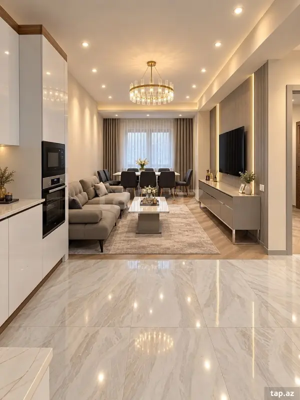 Kirayə verilir 4 otaqlı yeni tikili 107 m²