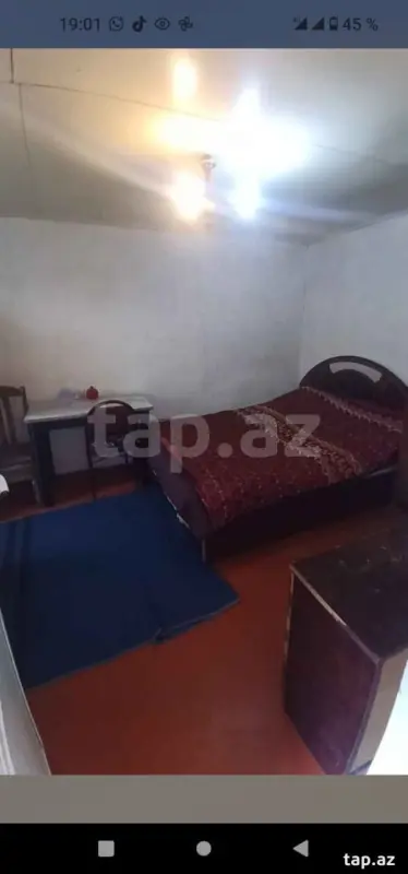 Kirayə verilir 1 otaqlı həyət evi 20 m²