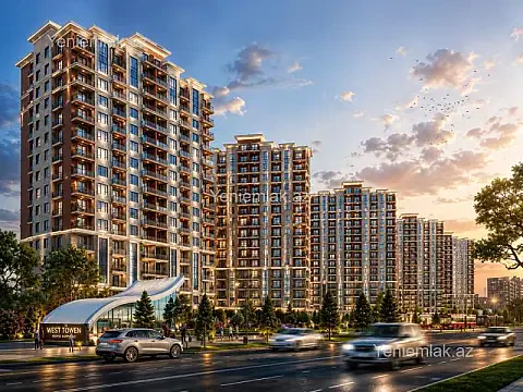 Satılır 1 otaqlı yeni tikili 47 m² — Bakı, Binəqədi 1 otaq 47.00 m²