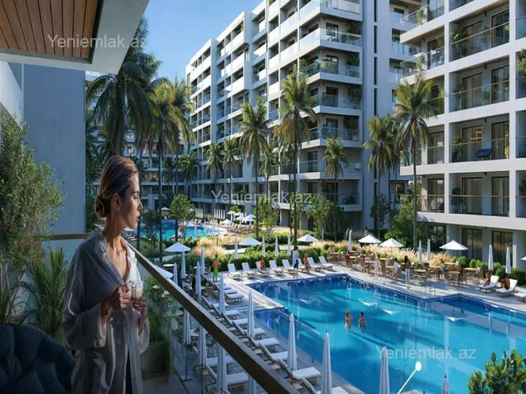 Satılır 1 otaqlı yeni tikili 57.2 m²