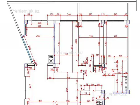 Satılır 4 otaqlı yeni tikili 167 m² — Bakı, Binəqədi 4 otaq 167.00 m²